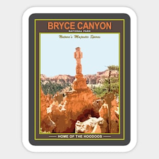 Bryce Canyon National Park Hoodoo Cell Tower Sticker